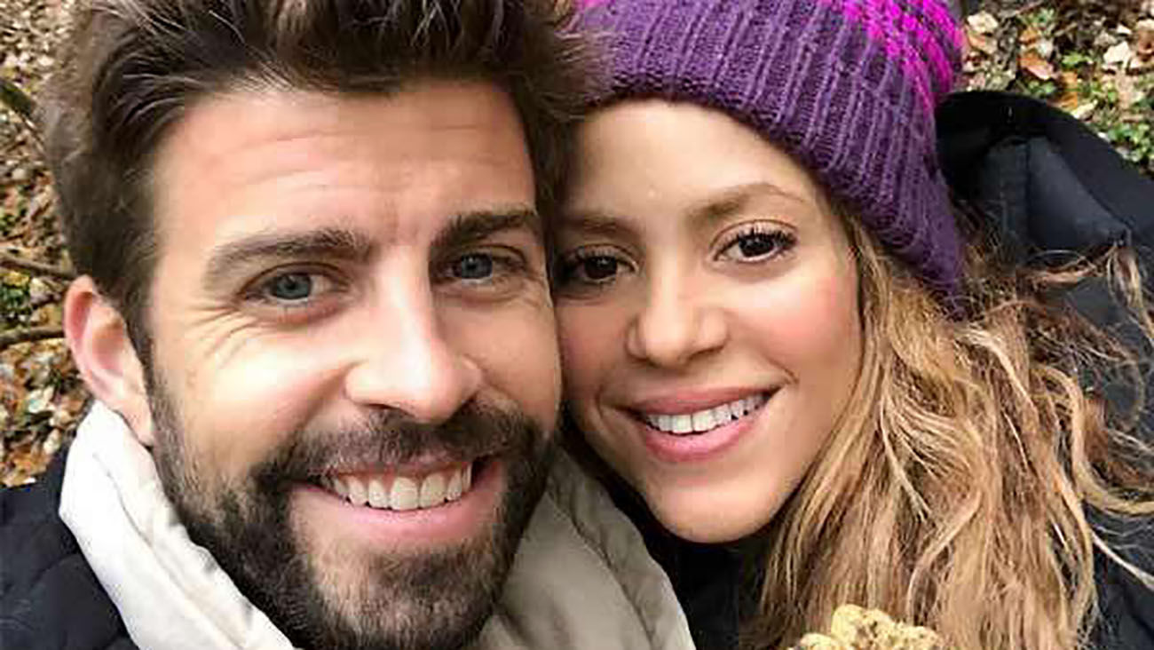 عکس جرارد پیکه و همسرش