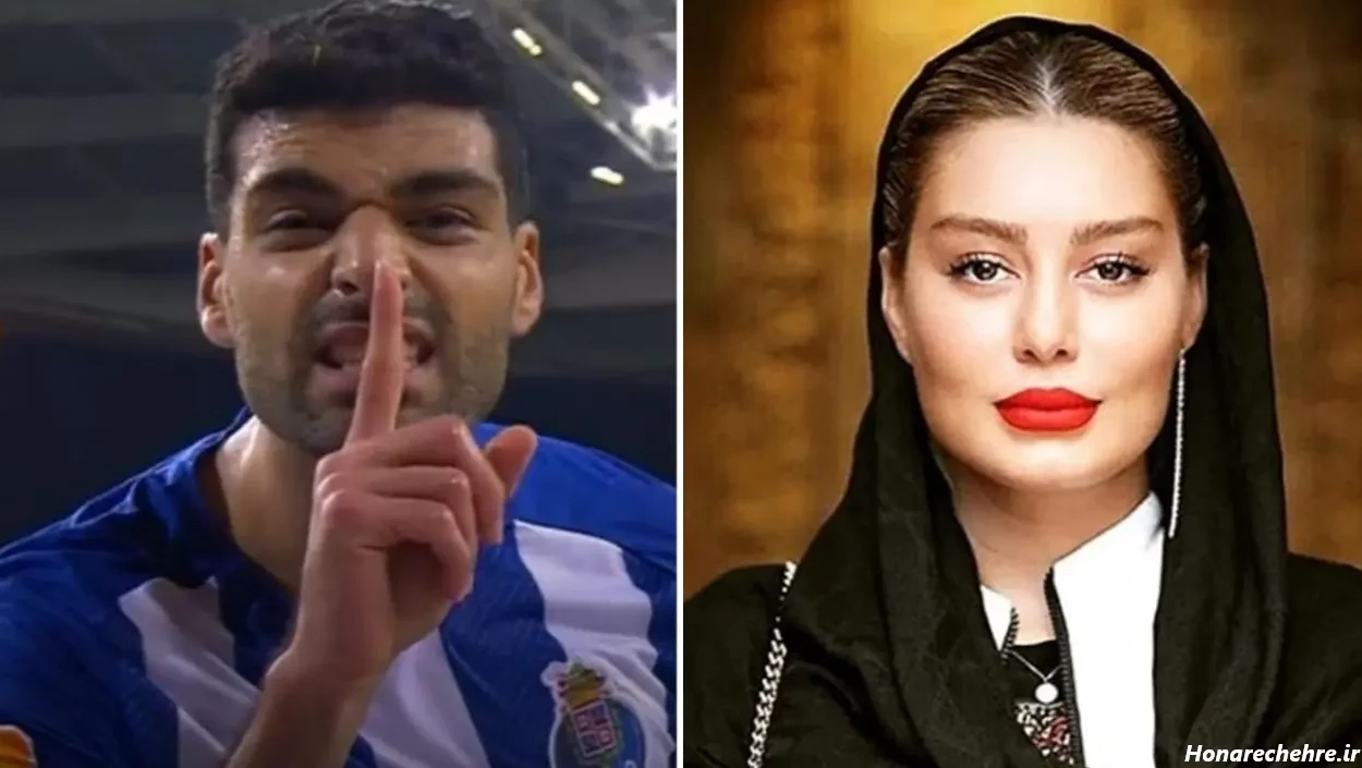 عکس مهدی طارمی و سحر قریشی