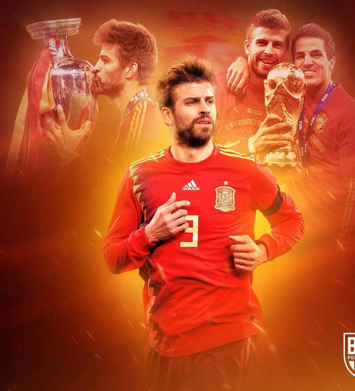 والپیپر جرارد پیکه فوتبالی 2025 