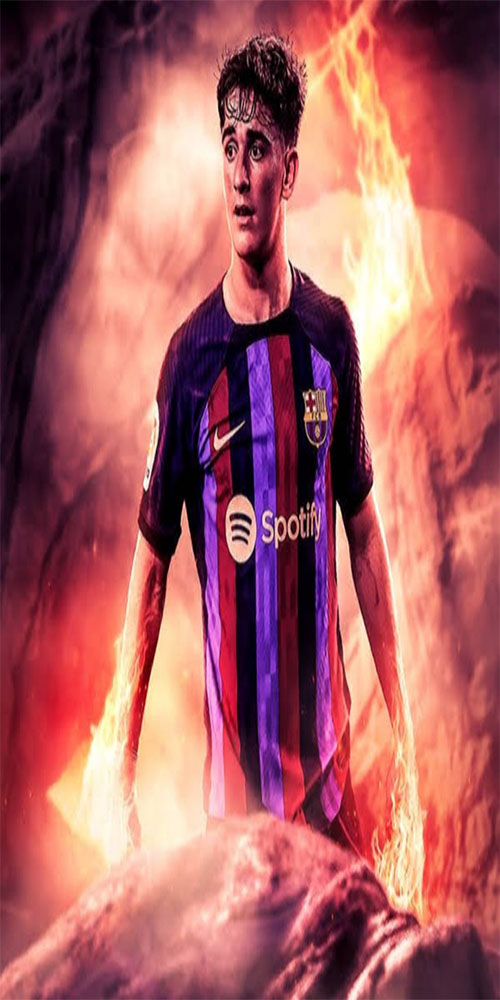 wallpaper for phone Pablo Gavi 