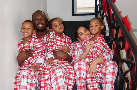 عکس خانوادگی یوسین بولت