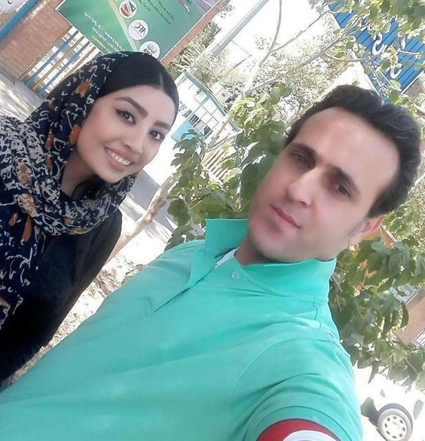 عکس علی کریمی و همسرش عکس علی کریمی و همسرش