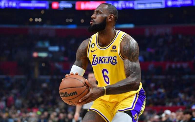 عکس لبرون جیمز بسکتبالیست