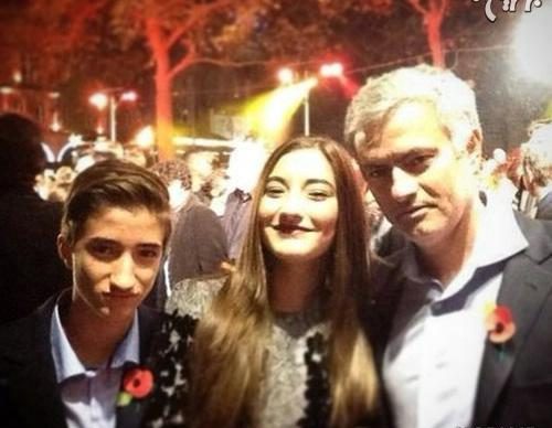 عکس ژوزه مورینیو و فرزندانش عکس ژوزه مورینیو و فرزندانش