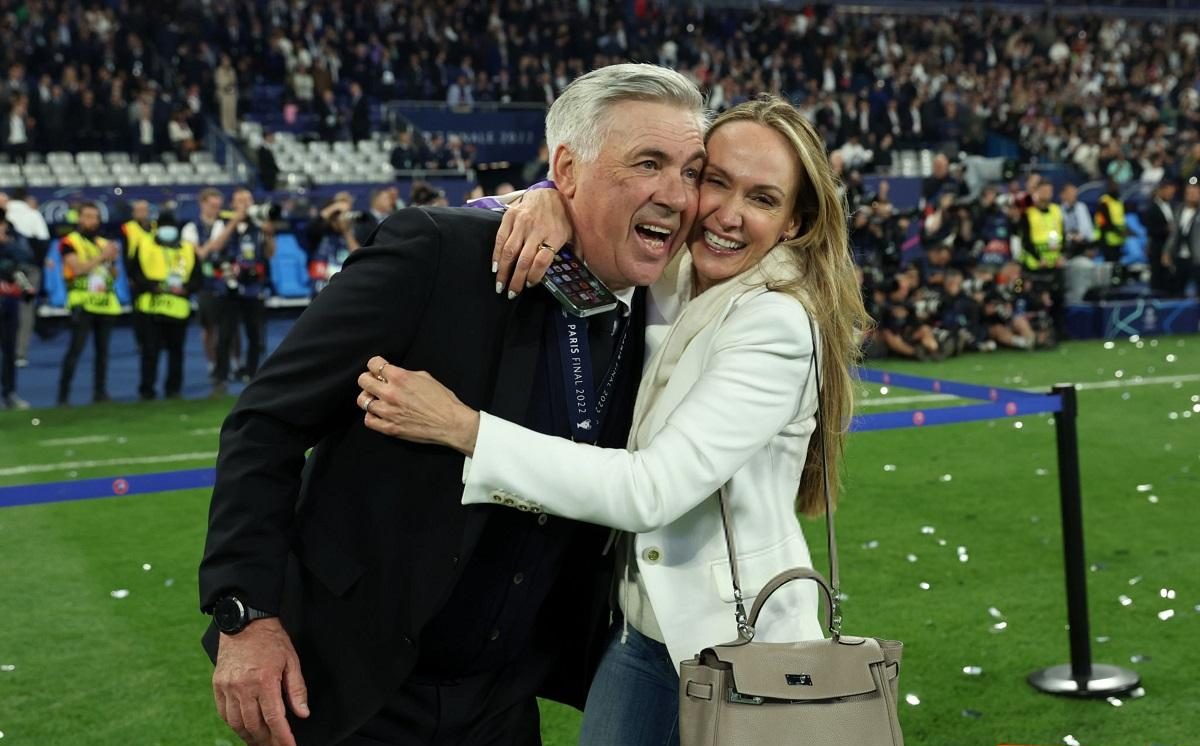 عکس کارلو آنچلوتی و همسرش