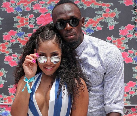 عکس یوسین بولت و همسرش