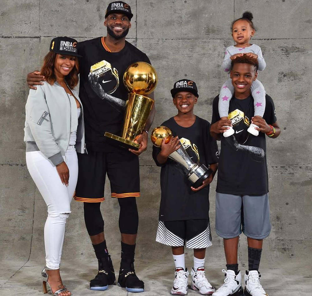 فرزندان لبرون جیمز