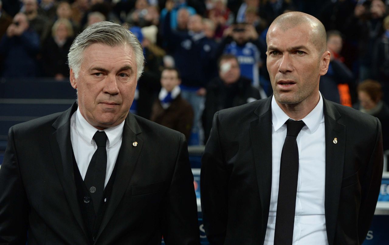 کارلو آنچلوتی زین الدین زیدان