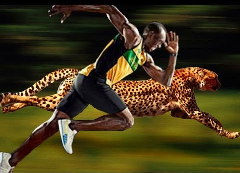 یوسین بولت سباق 100 متر