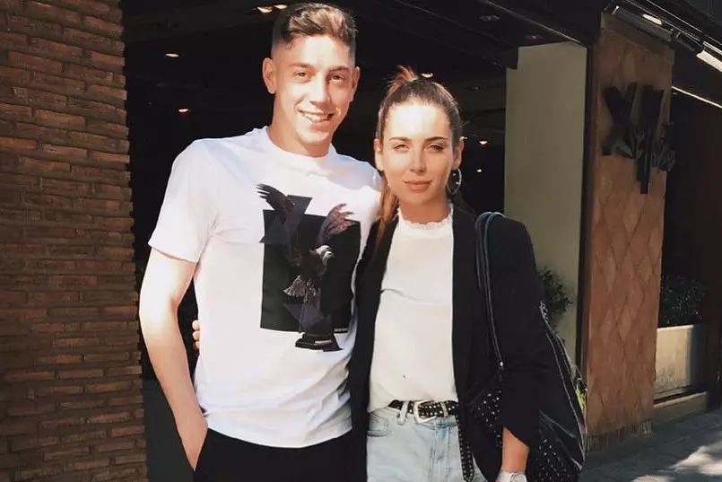 عکس فدریکو والورده و همسرش