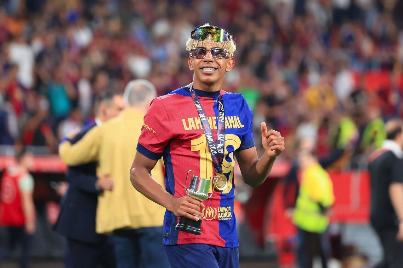 عکس لامین یامال در دریم لیگ 2019