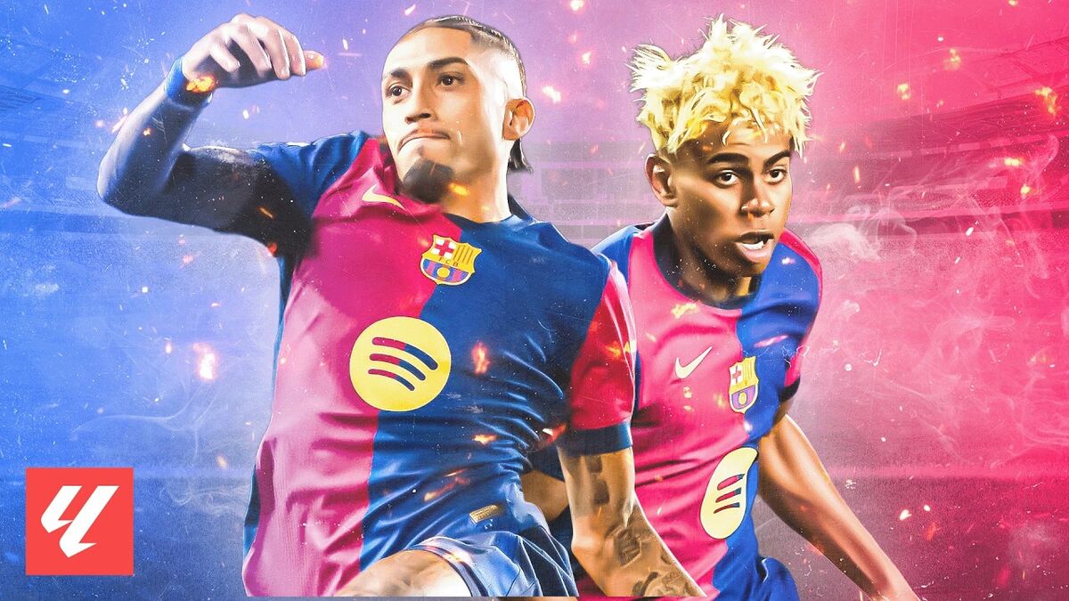 عکس لامین یامال و رافينيا 