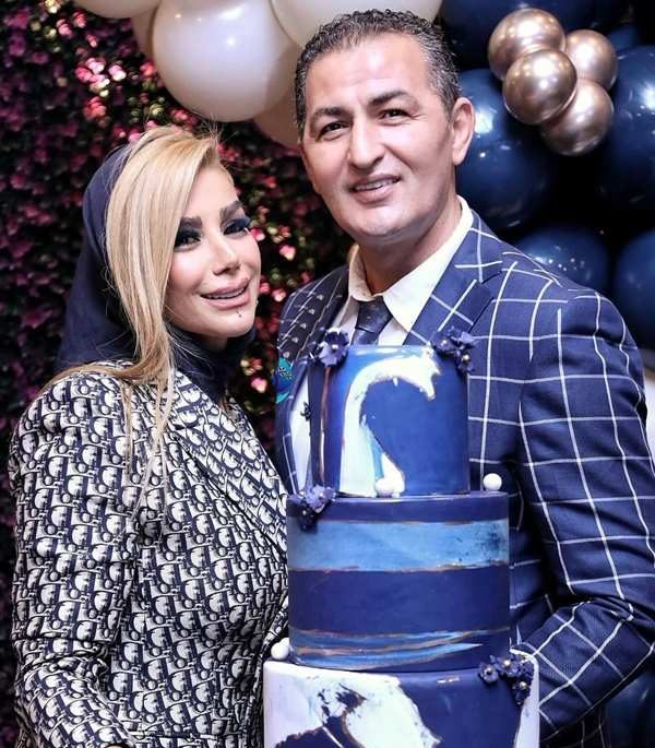 عکس پرویز برومند و همسرش