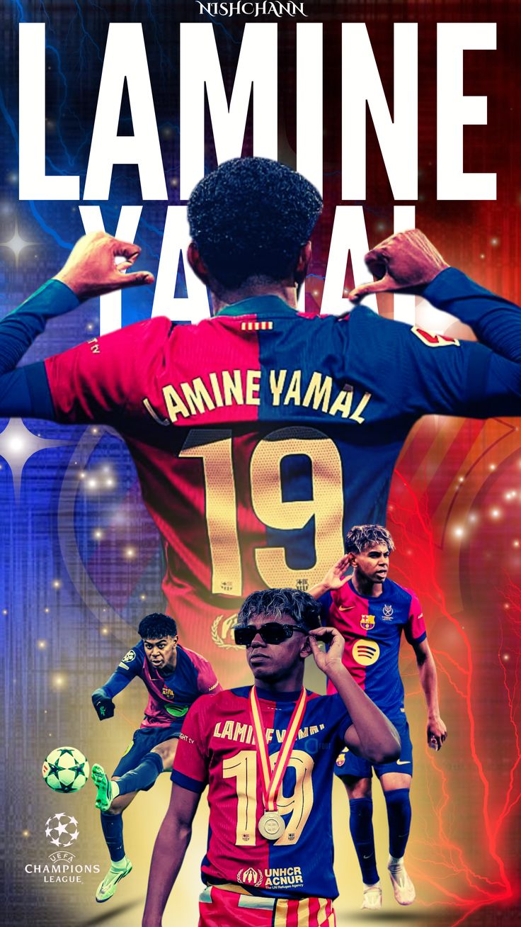 عکس لامین یامال برای پروفایل 