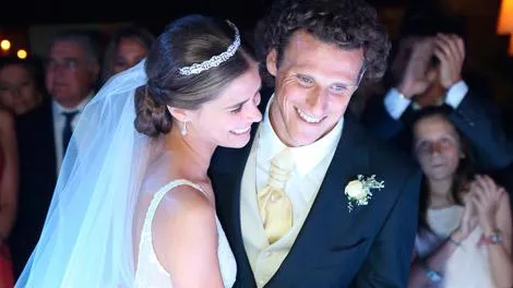 دیگو فورلان و همسرش