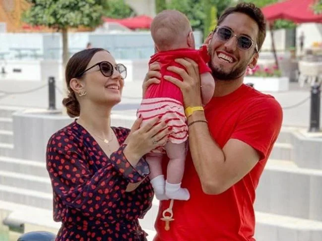 عکس همسر هاکان چالهان اوغلو