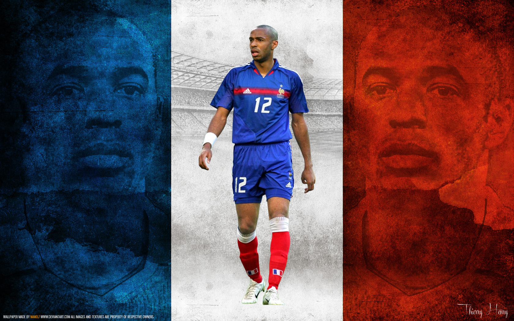 wallpaper for phone Thierry Henry