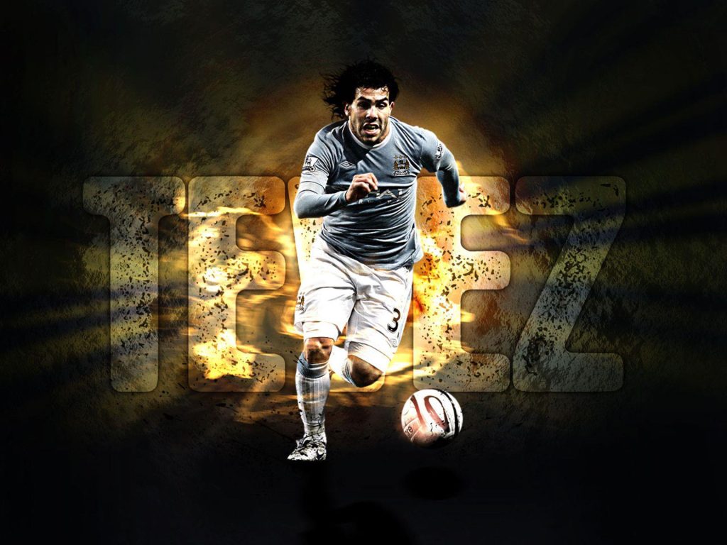 wallpaper 4k Carlos Tevez