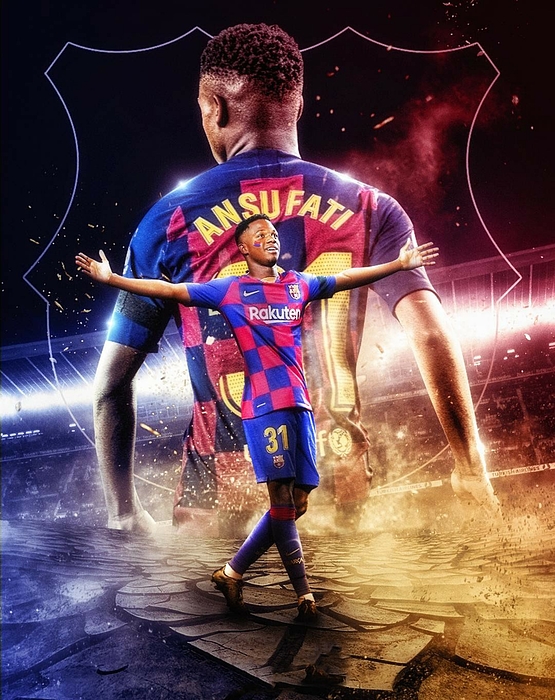 wallpaper 4k Ansu Fati