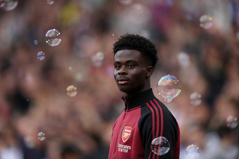 wallpaper 4k Bukayo Saka