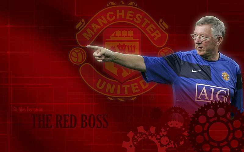 wallpaper 4k sir alex feguson