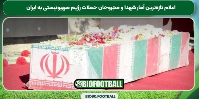 اعلام تازه‌ترین آمار شهدا و مجروحان حملات رژیم صهیونیستی به ایران