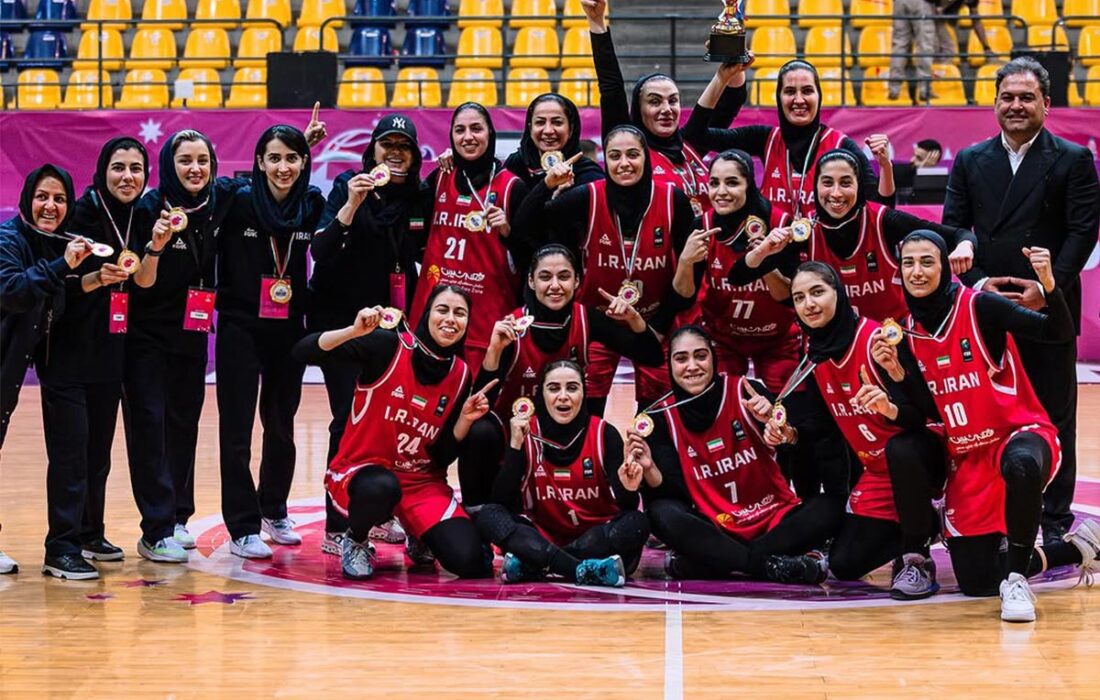 نایب قهرمانی ایران در بسکتبال کاپ آسیا