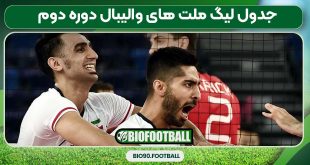 جدول لیگ ملت های والیبال دوره دوم