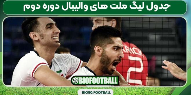 جدول لیگ ملت های والیبال دوره دوم