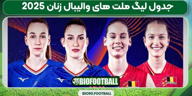 جدول لیگ ملت های والیبال زنان ۲۰۲۵