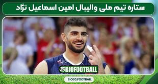 ستاره تیم ملی والیبال امین اسماعیل نژاد