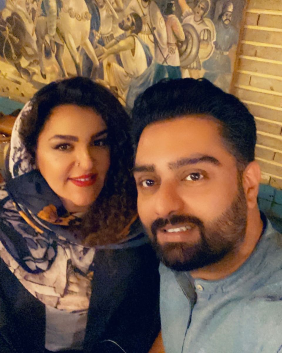 عکس ایمان قیاسی و همسرش