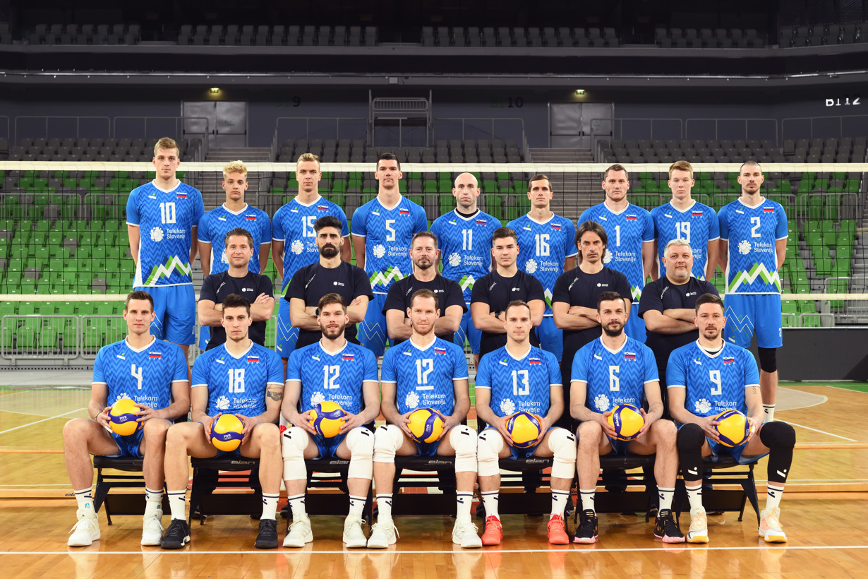 عکس بازیکنان تیم ملی والیبال اسلوونی