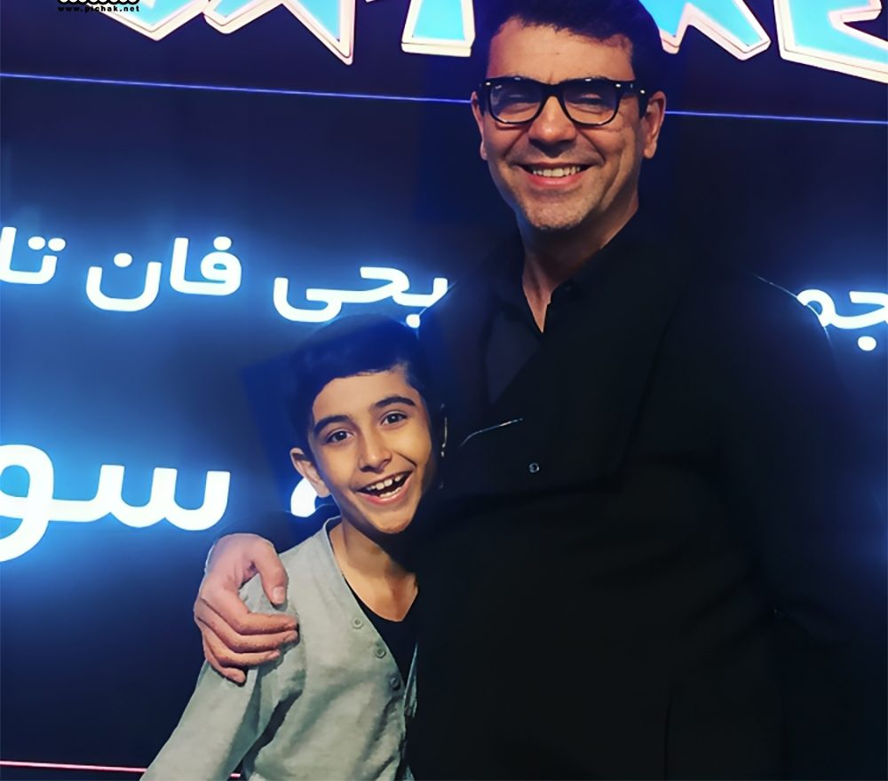 عکس بهزاد خلج  همسرش و فرزندش