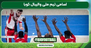 اسامی تیم ملی والیبال کوبا