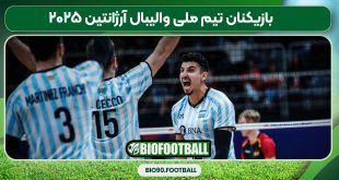بازیکنان تیم ملی والیبال آرژانتین ۲۰۲۵