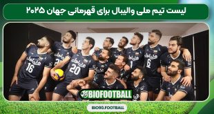 لیست تیم ملی والیبال برای قهرمانی جهان ۲۰۲۵