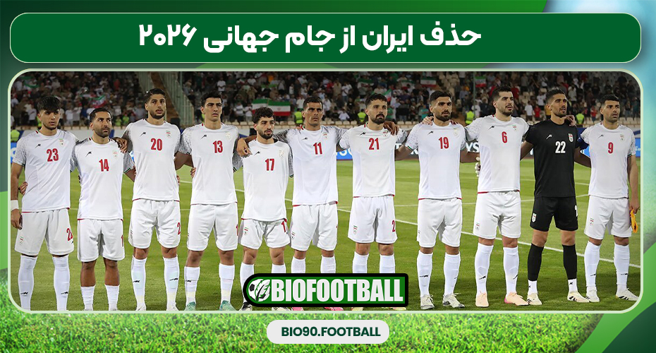 حذف ایران از جام جهانی ۲۰۲۶ حذف ایران از جام جهانی ۲۰۲۶