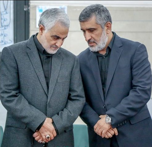 عکس سردار حاجیزاده و سردار سلیمانی عکس سردار حاجیزاده و سردار سلیمانی