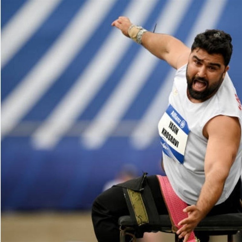 یاسین خسروی رکورد جهانی خود را در هند ارتقا داد یاسین خسروی رکورد جهانی خود را در هند ارتقا داد