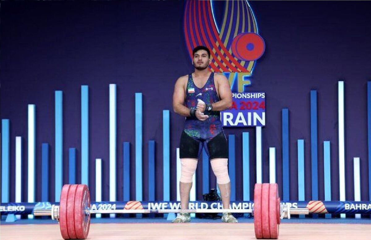 علیرضا نصیری در دوضرب دسته ۱۱۰ کیلوگرم