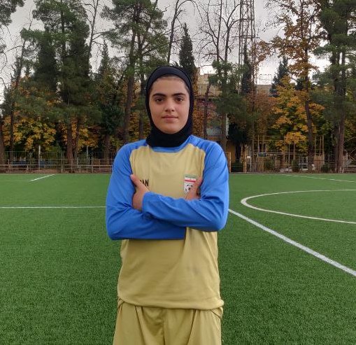 والپیپر سمانه قمری فوتبال