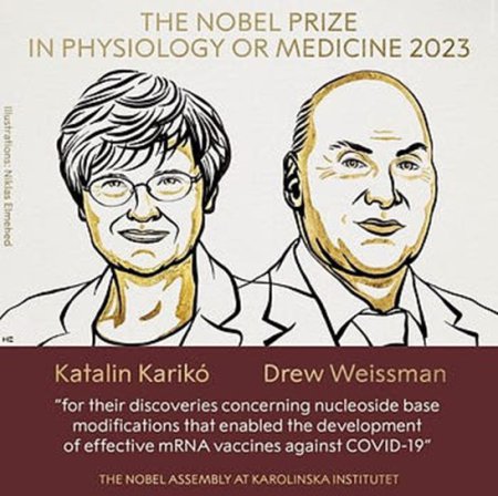 جایزه نوبل پزشکی ۲۰۲۳