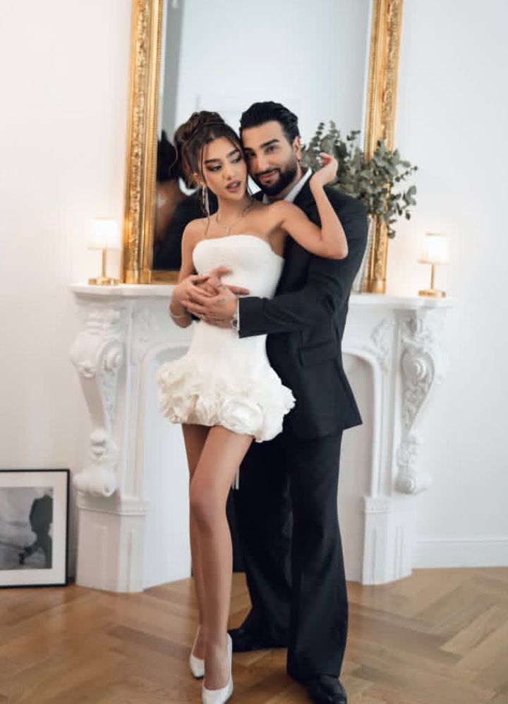 عکس دونفره تهی و همسرش