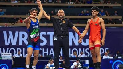 مدال طلا برای کشتی‌گیر ایرانی