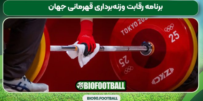 برنامه رقابت وزنه‌برداری قهرمانی جهان