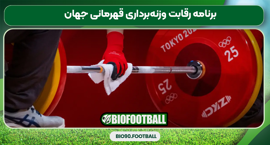 برنامه رقابت وزنه‌برداری قهرمانی جهان