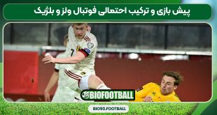پیش بازی و ترکیب احتمالی فوتبال ولز و بلژیک