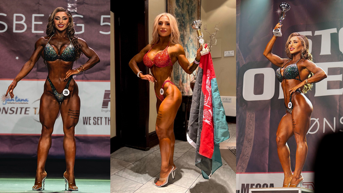 عکس رویا کریمی بدنساز