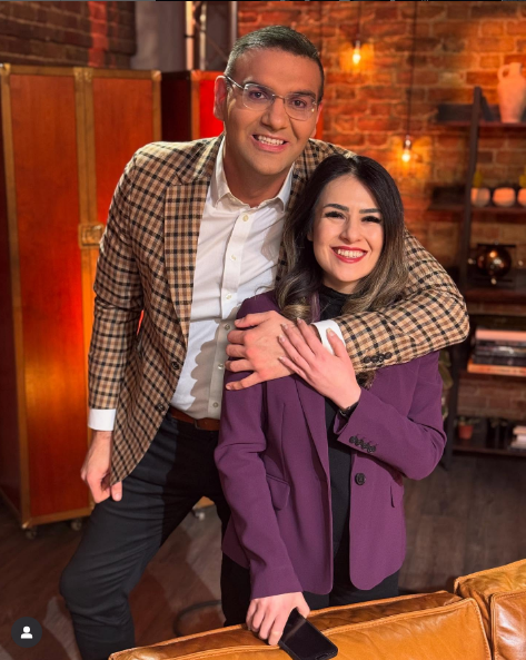 عکس علی همدانی و تینا قاضی مراد عکس علی همدانی و تینا قاضی مراد